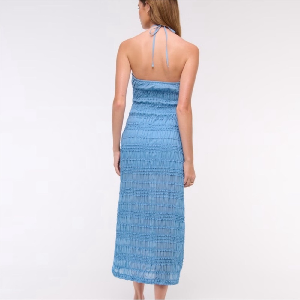 Abercrombie & Fitch Light Blue Midi Dress - Picture 2 of 3
